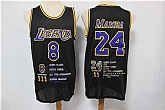 Lakers 8 &24 Kobe Bryant Black Nike Mamba Swingman Fashion Jersey,baseball caps,new era cap wholesale,wholesale hats